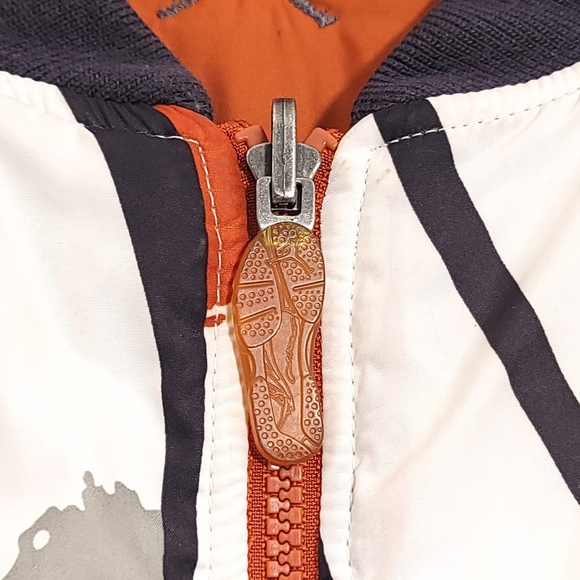 Jordan 8 Ice Blue Vintage Puffer Jacket Men's 3XL - Picture 5 of 11